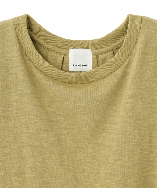「ROSE BUD」 半袖カットソー ONE SIZE ホワイト レディース_画像4