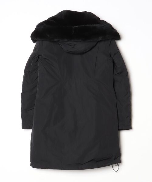「Woolrich Woolen Mills」 ダウンコート S ブラック レディース_画像2