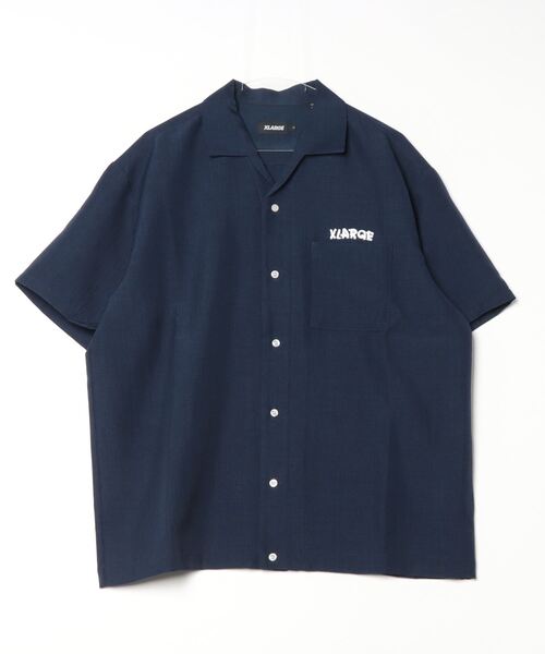 「XLARGE」 半袖シャツ X-LARGE ネイビー メンズ_1