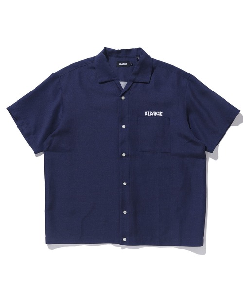 「XLARGE」 半袖シャツ X-LARGE ネイビー メンズ_4