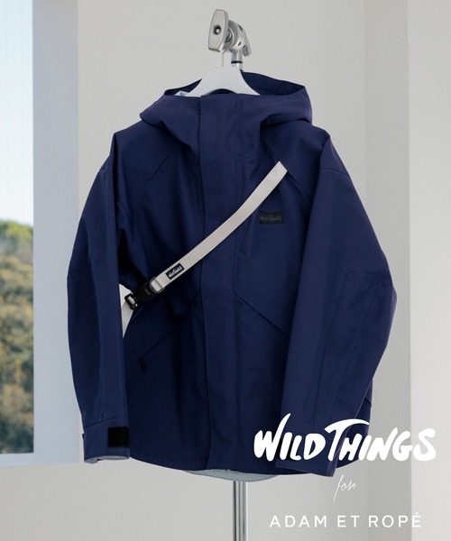 WILD THINGS（ワイルドシングス） マウンテンパーカー S ブルー系