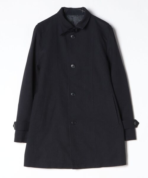 TAKA-Q（タカキュー） ステンカラーコート MEDIUM ネイビー メンズ