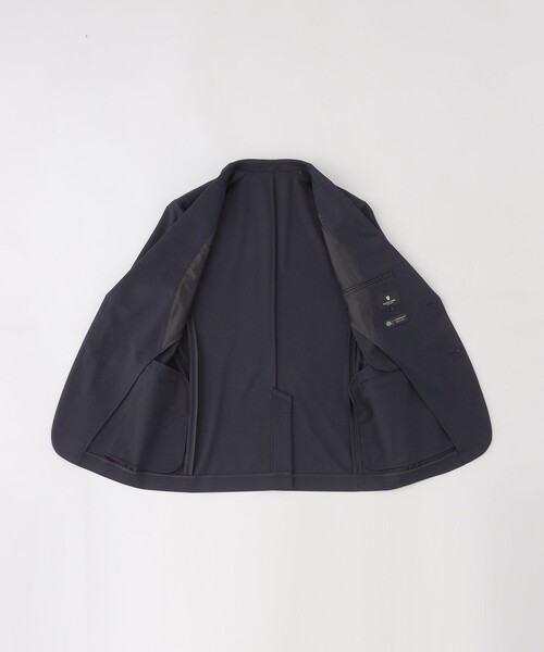 ジャケット テーラードジャケット CARREMANハニカムジャージージャケット メンズの画像