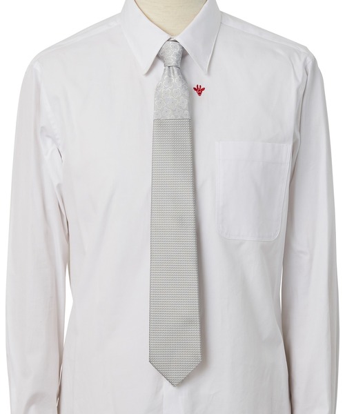 「giraffe」 ネクタイ FREE ライトグレー メンズ_画像6