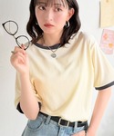 tシャツ 半袖 冷房対策にも♪トレンドの配色で...の詳細画像3