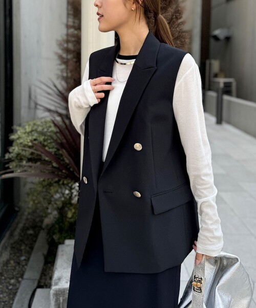 「NOLLEY'S Sophi」 長袖カットソー 38 ネイビー レディース_画像7