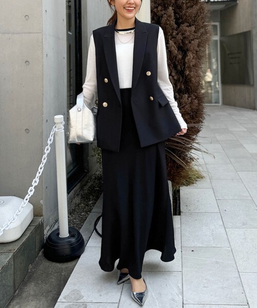 「NOLLEY'S Sophi」 長袖カットソー 38 ネイビー レディース_画像9