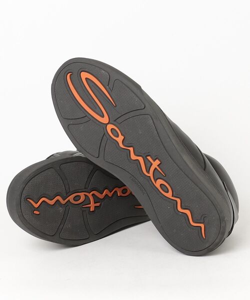 「Santoni」 ハイカットスニーカー 9 ブラック メンズ_画像3