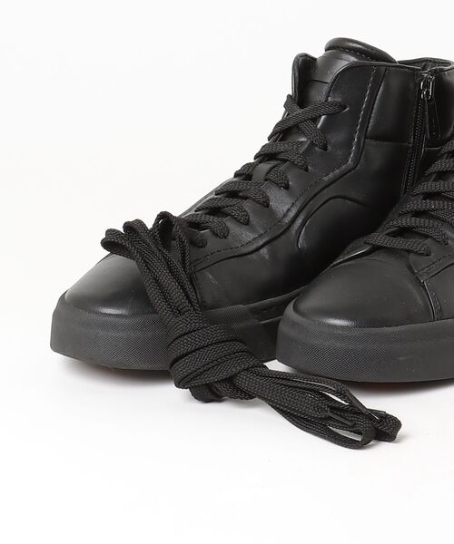 「Santoni」 ハイカットスニーカー 9 ブラック メンズ_画像4