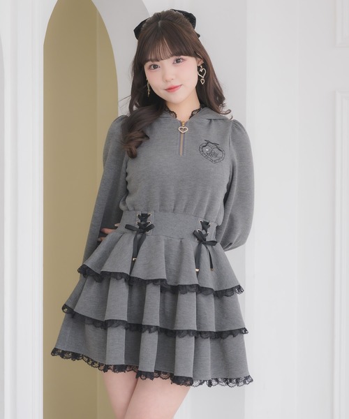 ROJITA（ロジータ） ワンピース ティアードスウエットワンピース