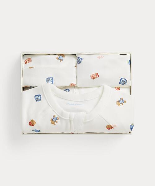 ベビー Polo ベア コットン 3ピース ギフト セット