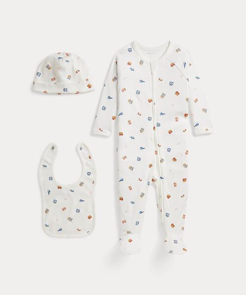 ベビー Polo ベア コットン 3ピース ギフト セット_2