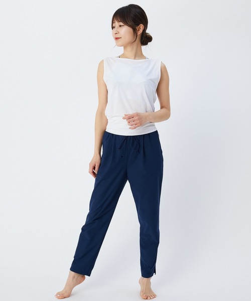 「Julier Yoga and Relax」 ノースリーブトップス 0 ブラック レディース_画像6