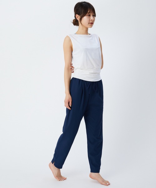 「Julier Yoga and Relax」 ノースリーブトップス 0 ブラック レディース_画像8