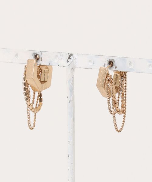 ピアス RUBI CHAIN EARRINGS | RUBI チェーン イヤリング・ピアス レディースの画像