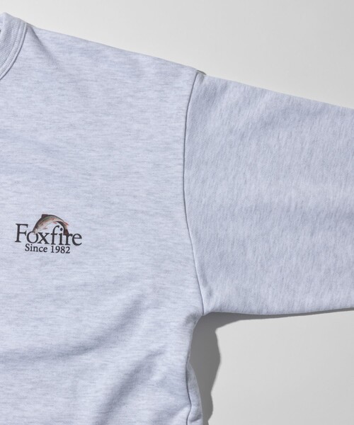 「Foxfire」 スウェットカットソー MEDIUM ネイビー メンズ_画像4
