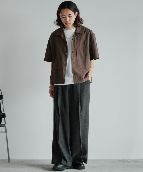「WYM LIDNM」 スラックス L アッシュブラウン メンズ_画像5