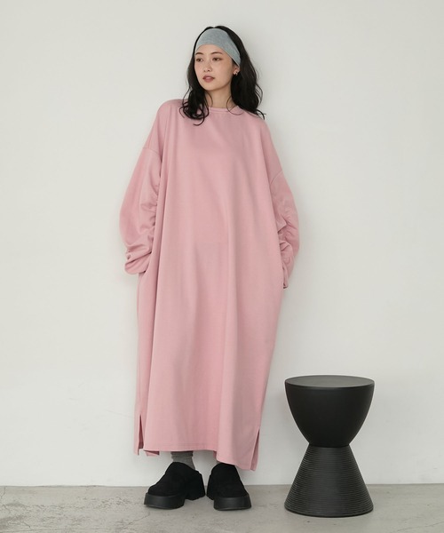 「forksy.」 長袖ワンピース L ブラック レディース_画像6