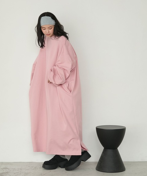 「forksy.」 長袖ワンピース L ブラック レディース_画像9