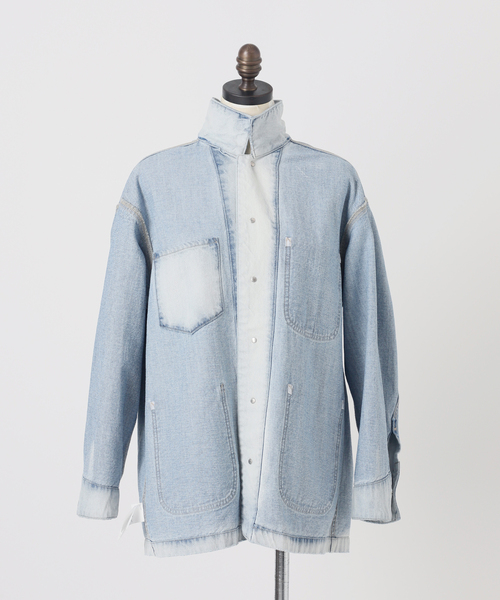 plage coverall デニムジャケット 一部カラーWEB限定追加》coverall（デニムジャケット）｜Plage