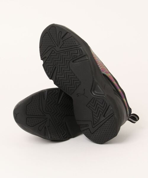 「PUMA」 ローカットスニーカー 24.5cm ブラック レディース_画像3