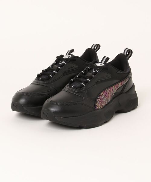 「PUMA」 ローカットスニーカー 24.5cm ブラック レディース_画像4