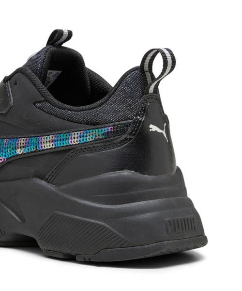 「PUMA」 ローカットスニーカー 24.5cm ブラック レディース_画像6