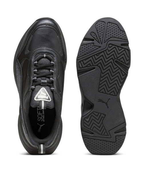 「PUMA」 ローカットスニーカー 24.5cm ブラック レディース_画像7