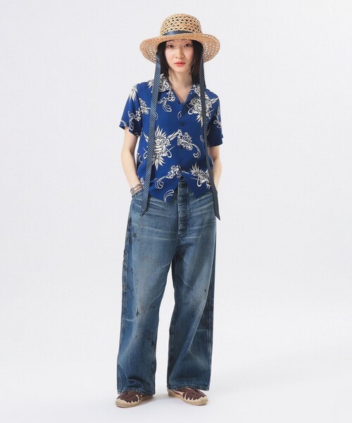 SUN SURF アロハシャツ ブラウス シャツ 半袖 「7/24値下げ」「別注