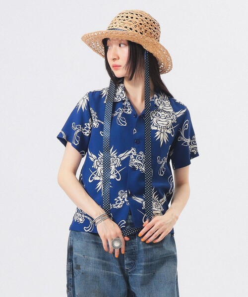 SUN SURF アロハシャツ ブラウス シャツ 「別注」SUN / オープンカラー 