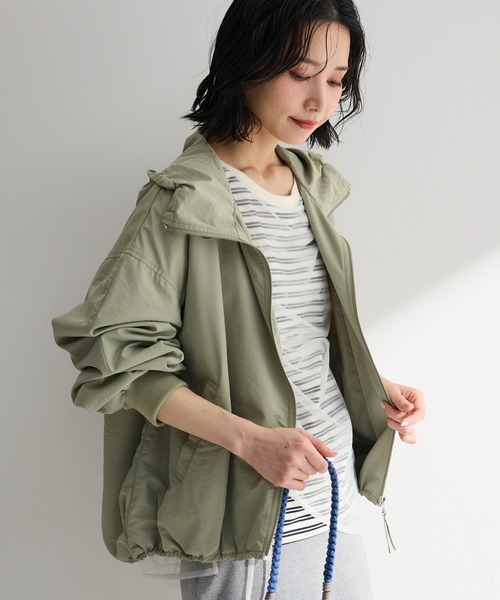 Green Parks（グリーンパークス） ブルゾン アウター 撥水加工フード付