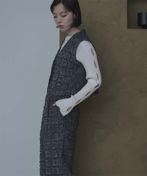 「miette」 セットアップ FREE ネイビー レディース_画像9