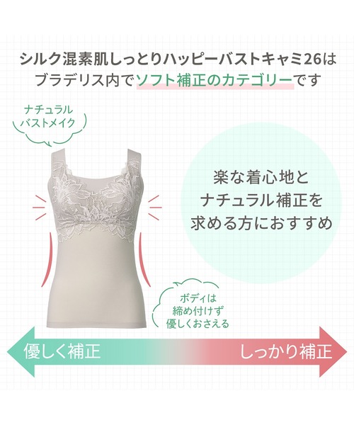 ブラデリスニューヨーク　シルク100%キャミソール　おまけ付 BRADELIS NewYork（ブラデリスニューヨーク） インナーシャツ 肌着