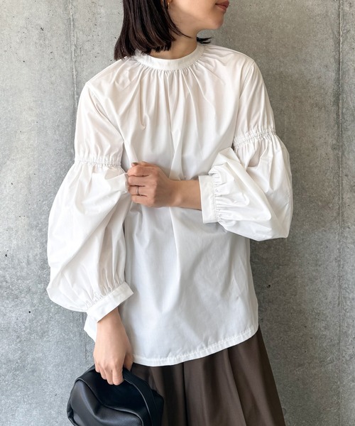 「select MOCA」 長袖ブラウス SMALL ブラック レディース_画像4