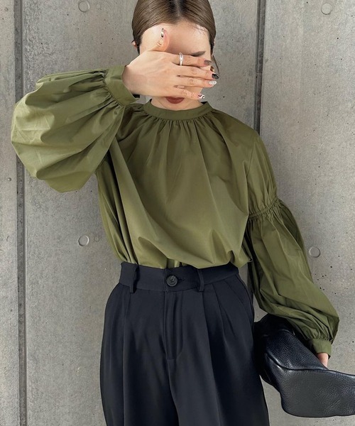 「select MOCA」 長袖ブラウス SMALL ブラック レディース_画像8