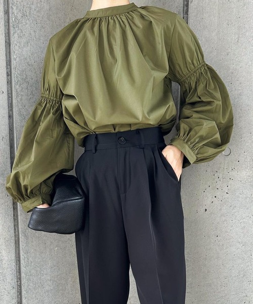 「select MOCA」 長袖ブラウス SMALL ブラック レディース_画像9