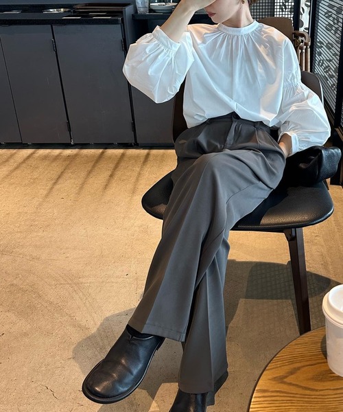 「select MOCA」 長袖ブラウス SMALL ブラック レディース_画像10