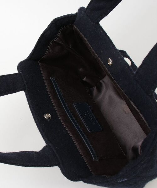 「MUVEIL」 ビジューハンドバッグ ONE SIZE ネイビー レディース_画像4
