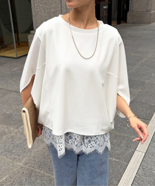 Chez toi（シェトワ） tシャツ 「二の腕カバー」「高コスパ高見え
