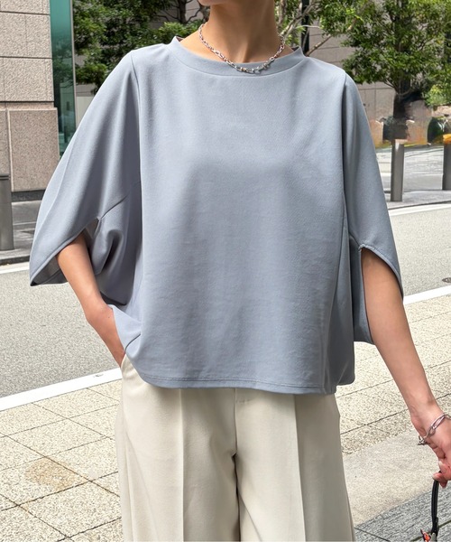 Chez toi（シェトワ） tシャツ 「二の腕カバー」「高コスパ高見え