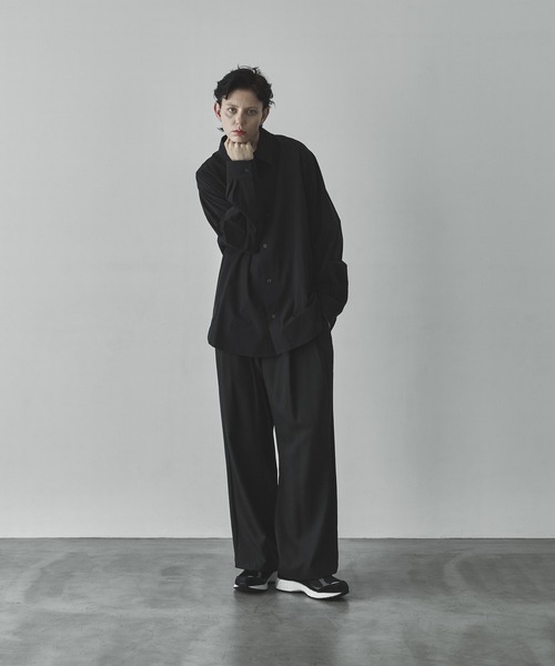 「remer」 長袖シャツ MEDIUM ブラック メンズ_画像7