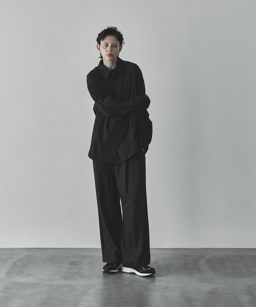 「remer」 長袖シャツ MEDIUM ブラック メンズ_画像8