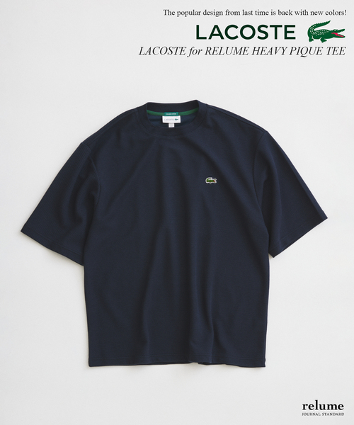 【LACOSTE×JS / ラコステ】別注 ヘビーピケポロシャツ ブラック 5 LACOSTE / ラコステ 別注 ヘビー ピケ ポロシャツ（ポロシャツ