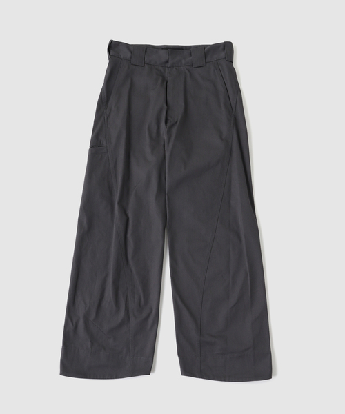 ユウキハシモト YUKI HASHIMOTO  202-01-0402P オーバーサイズブリーチ加工コート メンズ 46 ワイドパンツ パンツ YUKI HASHIMOTO / ユウキハシモト TWISTED WORK