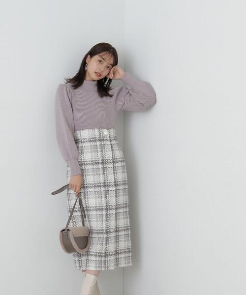 「PROPORTION BODY DRESSING」 タイトスカート MEDIUM イエロー レディースの画像