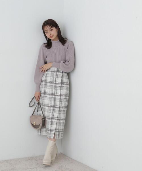 「PROPORTION BODY DRESSING」 タイトスカート MEDIUM イエロー レディースの画像