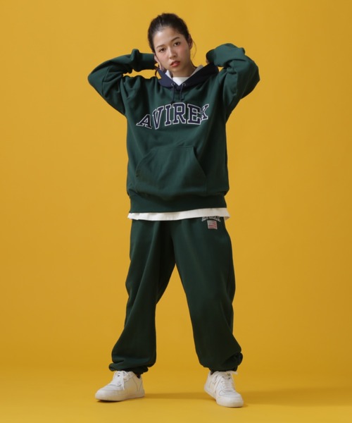 「AVIREX」 スウェットパンツ M ネイビー メンズの画像