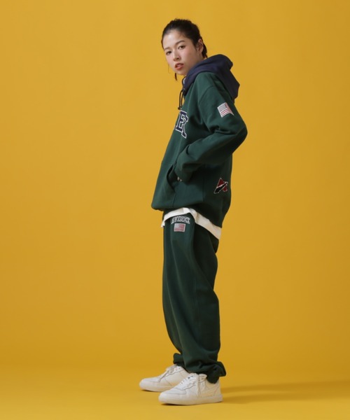 「AVIREX」 スウェットパンツ M ネイビー メンズの画像