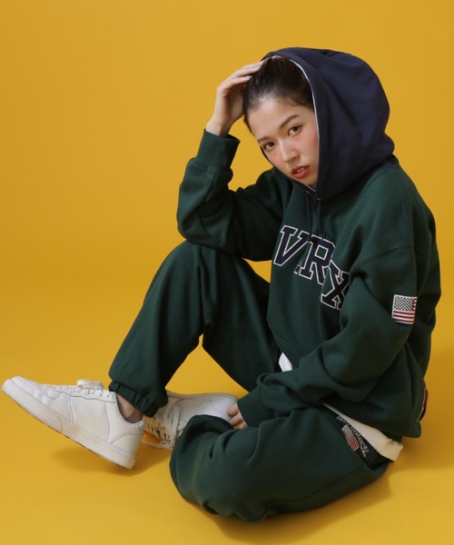 「AVIREX」 スウェットパンツ M ネイビー メンズの画像