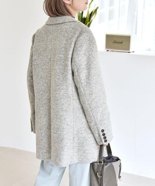 「quaranciel」 テーラードジャケット ONE SIZE グレー レディースの画像